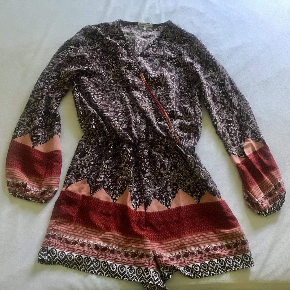 Charlotte Russe Paisley Romper